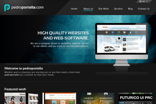 pedroportella.com mockup page by Jae Sern